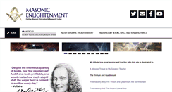 Desktop Screenshot of masonicenlightenment.com